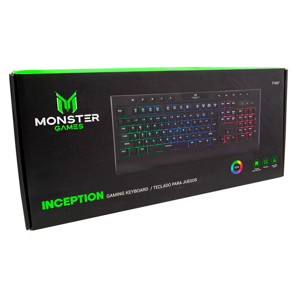 TECLADO GAMER MONSTER INCEPTION TECLADO GAMER MONSTER INCEPTION